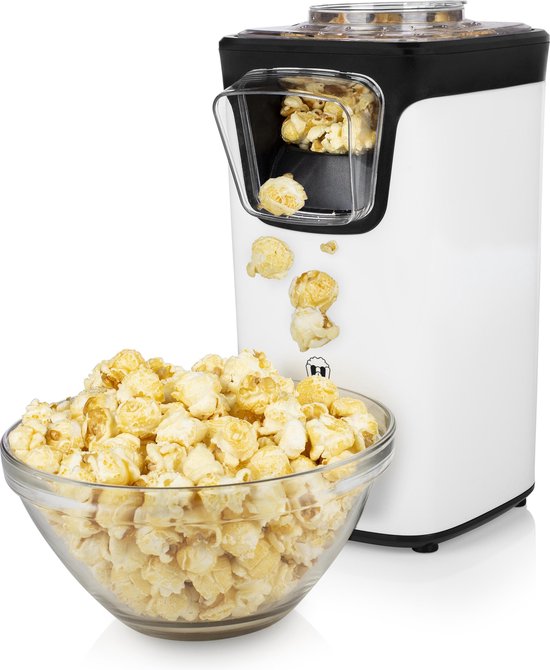 Princess Popcornmachine 292986 - Popcornmaker - Klaar in 2 minuten - zonder olie - 1100W - Met navulopening