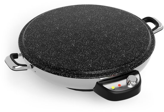 Pro Cheff - MZ2319 - Crêpe- en Pannenkoekenmaker – Elektrische Bakplaat Ø50cm - Sac Bakplaat voor brood, yufka, katmer en andere deegproducten