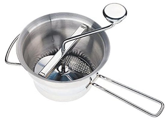 Professioneel passeerapparaat roestvrij staal - Ø 20 cm - Vaatwasmachinebestendig - Ideaal voor groenten, fruit, soepen en babyvoeding