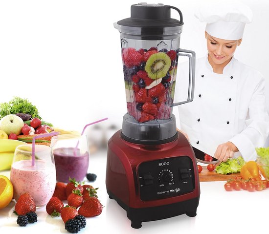 Professionele Blender 1800W met 2L BPA-vrije Kruik van Merkloos