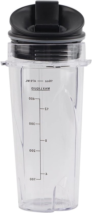 Professionele Blender Cup 16 Oz met Sip & Seal Deksel - Vervangende Onderdelen voor Smoothies en Shakes