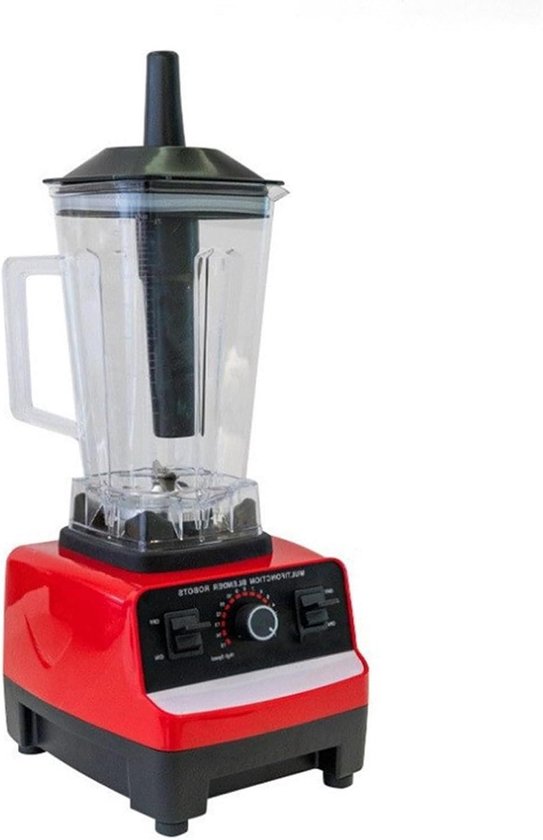Professionele Blender - Keukenmixer Krachtige Mixer - Sap Maken Vlees Malen - 800W Koperen Motor - 2L Capaciteit - Zwart