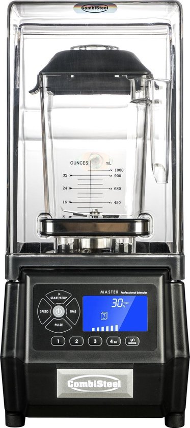 Professionele Blender met geluidskap - 2 liter - Combisteel - 7455.0300 - Horeca van Merkloos