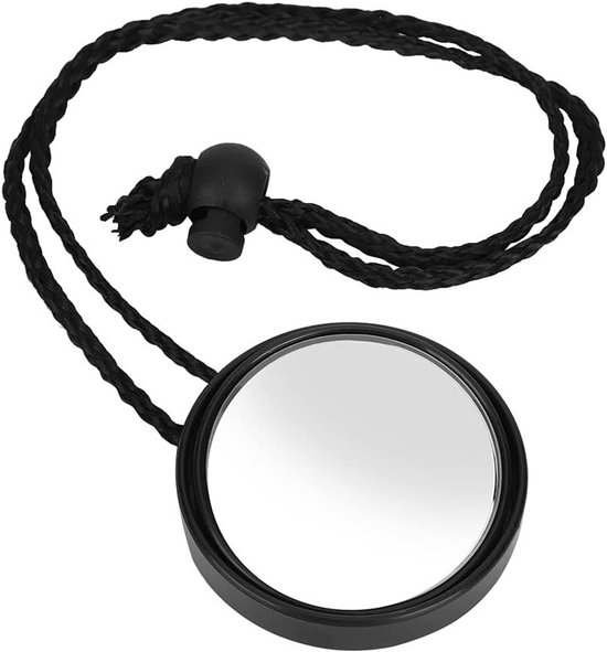 Professionele duikspiegel, lichtgewicht en opvouwbaar, ideaal voor grot- en bootduiken, met verstelbare ophangkoord van Merkloos