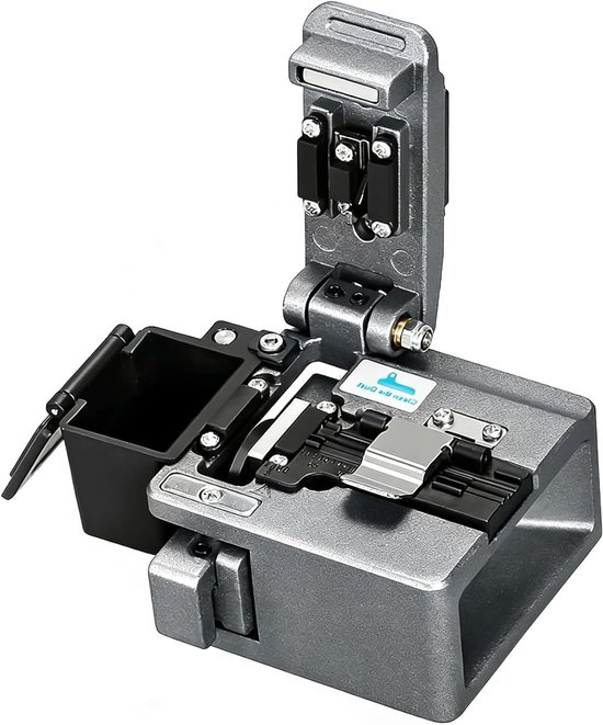 Professionele Fiber Optic Cutter voor Nauwkeurig Snijden van Glasvezel met Automatische Terugloop en 16 Splitsingspunten, 3-in-1 Gereedschap