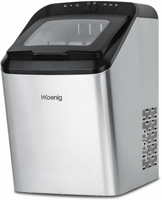 Professionele Ijsblokjesmachine 15kg per Dag met 2 Formaten, Snel en Compact van Merkloos