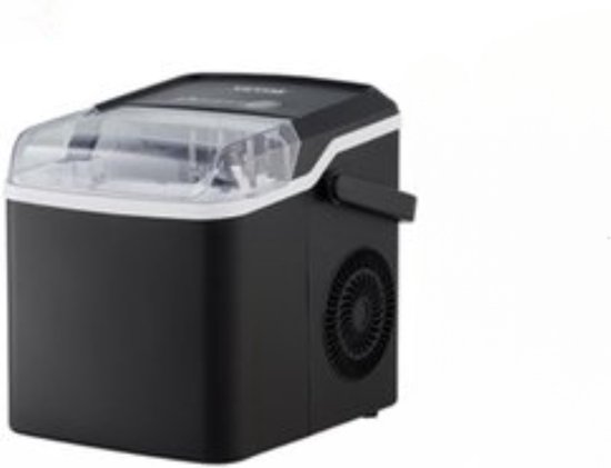 Professionele Ijsblokjesmachine - Ijsblokjesmaker - Zwart - Met Schoonmaak functie van Pro