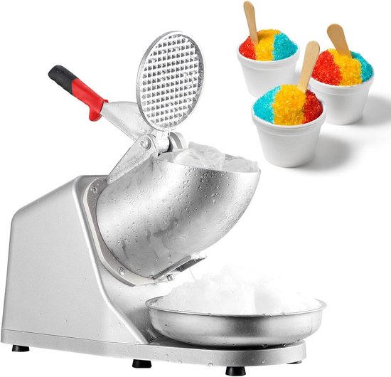 Professionele IJsmachine 380W - Hoge Capaciteit Sneeuwkegel Maker RVS van Merkloos