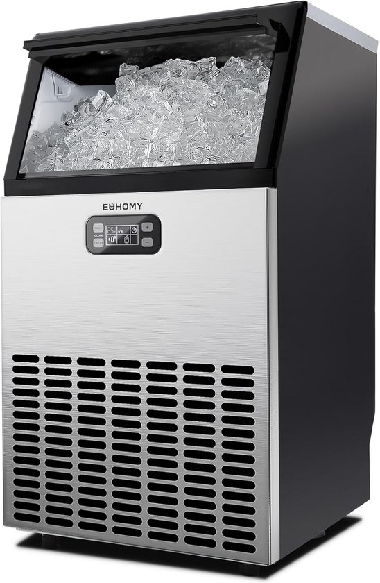 Professionele IJsmachine voor Horeca, 45 kg per 24 Uur, RVS van Merkloos