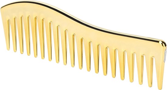 Professionele Kam met Wijde Tanden voor het Ontwarren van Krullend of Steil Haar, Geschikt voor Nat en Droog Haar van Merkloos