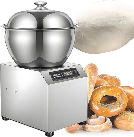 Professionele Kneedmachine - Elektrische Mixer - Deeg Maken - Dubbele Spiraal Technologie - 5kg 8kg Kom - Zilver