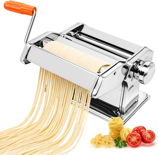 Professionele Machine Voor Het Maken Van Verse Pasta Spaghetti en Tagliatelle Van Roestvrij Staal, met 3 Instellingen Voor Het Snijmes