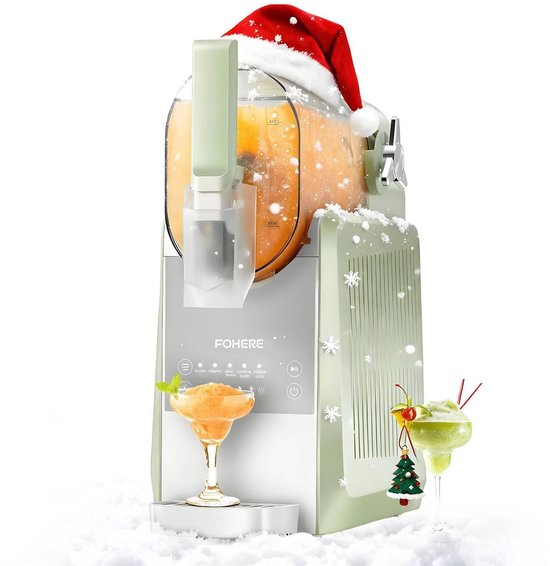 Professionele Slushmachine 2,6L met Zelfreiniging en 5 Programma's voor Thuisgebruik van Merkloos