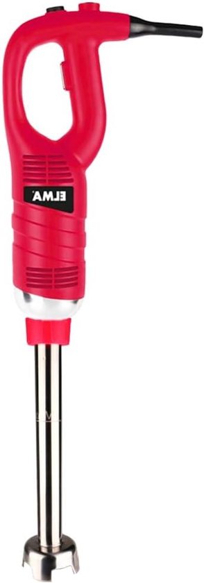 Professionele Staafmixer - Handmixer Keukenmixer - Intensief Gebruik - Variabele Snelheid - 25 cm Arm - Rood van Merkloos