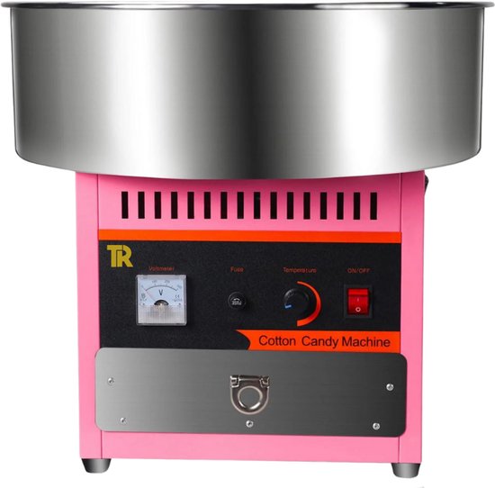 Professionele Suikerspinmachine – 1000W – Ø52cm – RVS – Voor Thuis & Evenementen