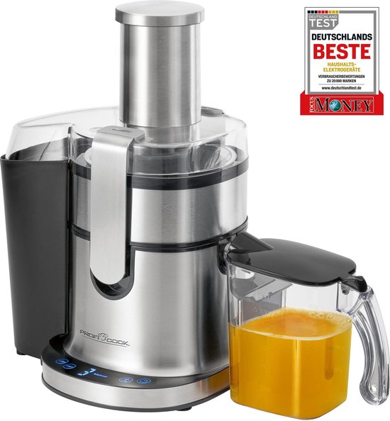 ProfiCook AE 1156 - Sapcentrifuge - 800W - Zwart, Roestvrijstaal van Pro