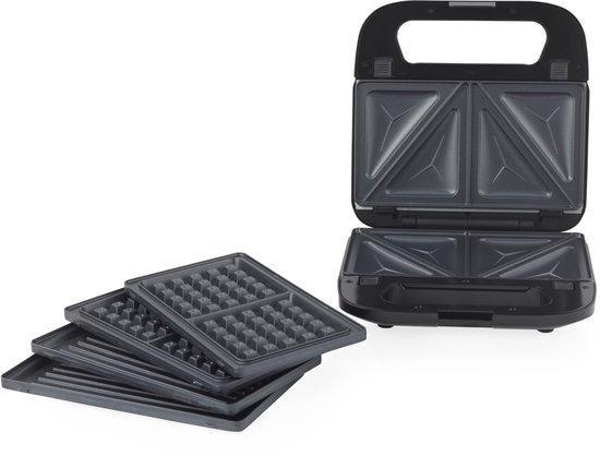 Progress 3 in 1 Snack Maker - Tosti's - Wafels - Panini's van Progress