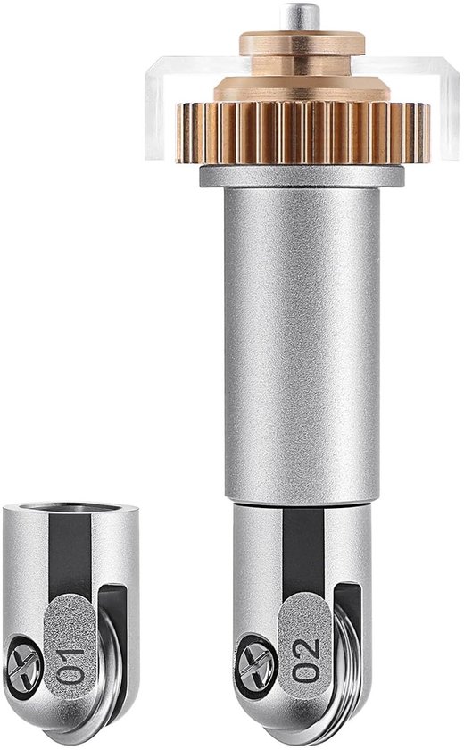 Punkwiel + dubbel puntwiel + aandrijfbehuizing, punterad-combo pakket voor Maker 4/3/Maker, voor het maken van tags/geschenkdozen/3D-huisdecoratie, zachte metalen, leer, acryl