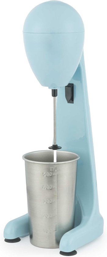 QEVA Milkshake Machine - Blender - Smoothiemaker - Blauw - 15cm x 14cm x 38cm van QEVA