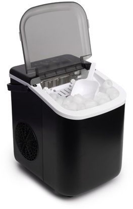 QLT ijsblokjesmachine - 9 ijsblokjes in 9 minuten - auto-clean - 1,1 liter watertank van Merkloos