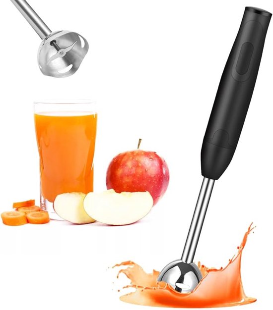QORA® Mixer staafmixer - Mixer - Mixer handmixer - Zilver - ‎35cm x 5cm x 38cm