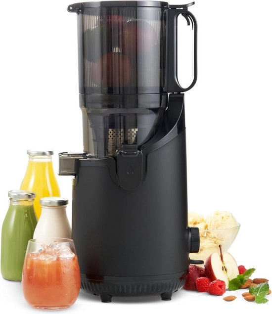 QPFO® Slowjuicer XL 1.8L - Elektrische Sapcentrifuge met Brede Toevoer - Groente en Fruit Juicer - Sinaasappelpers - Voor Hele Vruchten van Merkloos