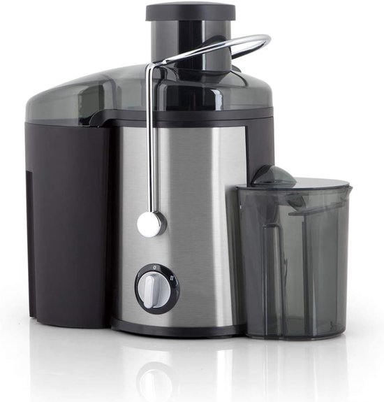 QUOVO® Sapcentrifuges Groenten En Fruit – Slowjuicer Met 2 Snelheden – Sapcentrifuge 600ml - slow juicer – Zwart - 30cm x 31cm x 35cm