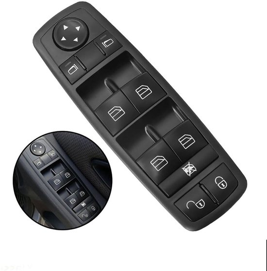 Raam Schakelaar voor Mercedes A-Klasse W169 W245 - Voorraam Lift Schakelaar, 12V, Vervangende Eenheid, A1698206610