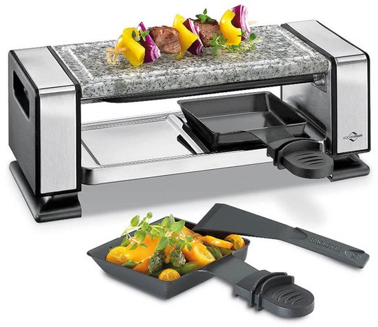 Raclette Set voor 2 Personen - Elektrische Raclette Grill - Compact Tafelgrill