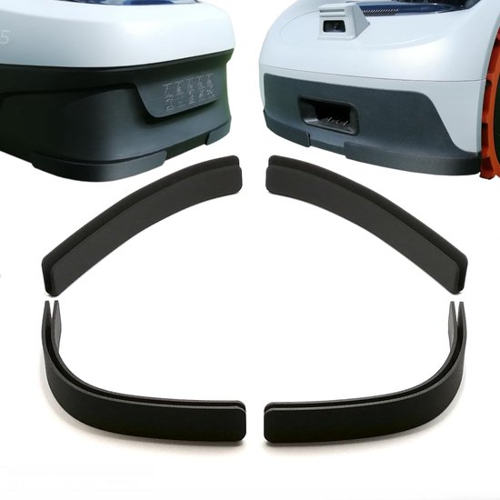 randbescherming, zwart, compatibel met Segway i105e & i108e Navimow robotmaaier, bumper (zwart)