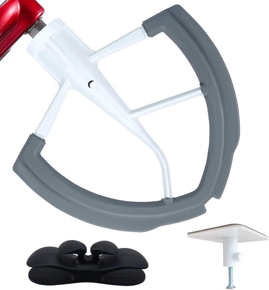 Randmixer Accessoire - Mixer Onderdeel - Beslag Mengen - Flexibele Siliconen Rand - 5-8 Liter van Merkloos