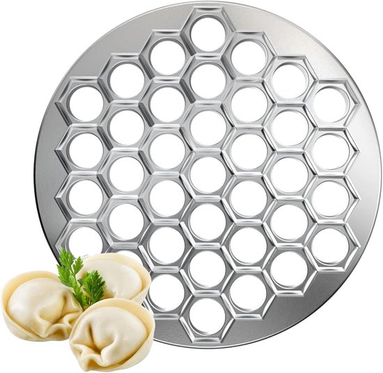 ravioli-vorm, 37 gaten, raviolivormpel, knoedelmaker voor doe-het-zelf koken, familiefeesten, feesten en picknicks