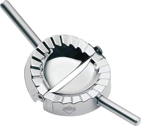 Ravioli-vorm Klein van Roestvrij Staal - Met Antikleeflaag pasta roller van Nocellara.