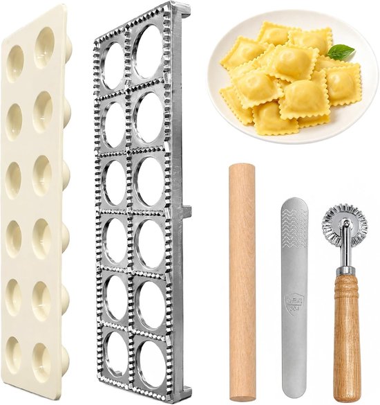 Raviolivormer van aluminium