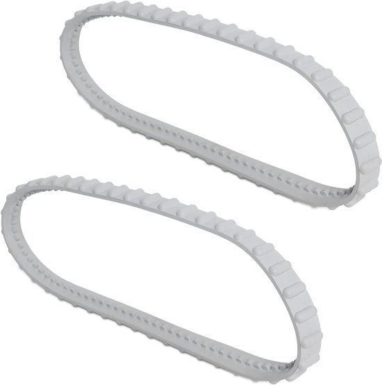 RCX23002 Exacte aandrijfriem van rubber, compatibel met Hayward Aquavac Tiger Shark Plus QC SharkVac zwembadreiniger (2 stuks)
