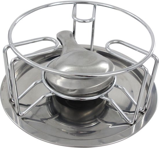 Rechaud chroom met brander