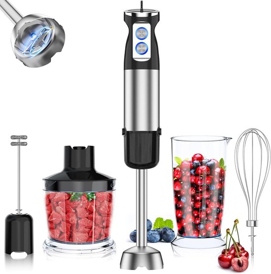 REDOM 5-in-1 Handmixer Elektrisch Keukenapparaat Menger Klopper Blender Voor Thuis en Professioneel Gebruik van REDOM