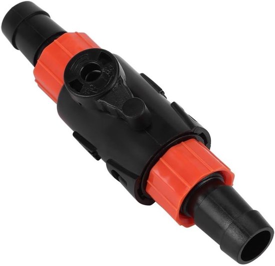 Regelbare Flow Regulator voor Aquarium, Nauwkeurige Afstelklep 12/16 mm, Geschikt voor Waterpomp en Vijver, Snelle Aansluiting met Waterdichte Dichting van Merkloos