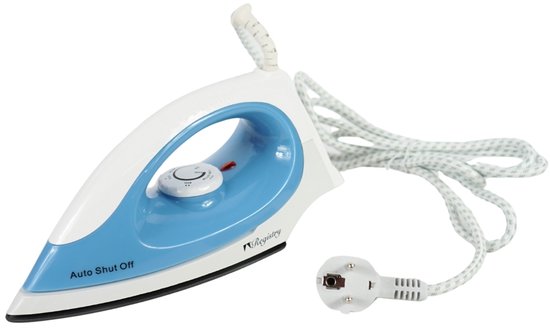Registry strijkijzer EU-stekker blauw/wit 1000 watt van Registry
