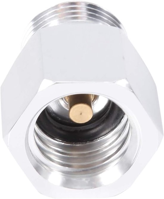 Regulator voor Thuisgebrouwen Bier, Metalen CO2 Fles Adapter, CO2 Vulconnector voor Soda en Bubbels van Merkloos