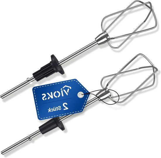 Replacement stirring rod for hand mixer 2 x replacement for Krups whisk SS-193751 - mixer whisk for hand mixer Krups Mix 3 Mix 9000 - kitchen mixer hand mixer spare parts van Krups