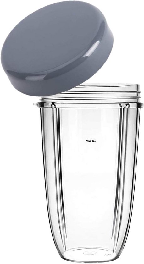 Reservebeker 700ml met Deksel voor Blender en Mixer (600W/900W Compatibel) van Merkloos