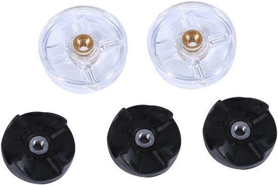 Reserveonderdelen voor 250 Watt Mixer Juicer - 2 Basis Tandwielen en 3 Mes Onderdelen voor Optimale Prestaties
