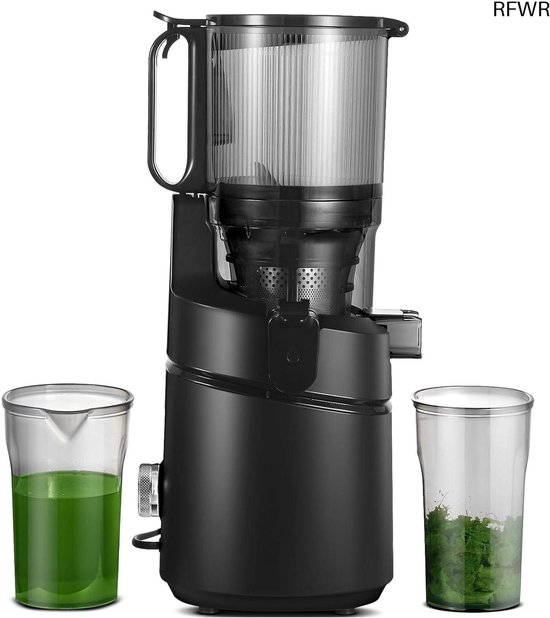 RFWR® Automatische sapcentrifuge met 135MM opening en 1,8L capaciteit - Perfect voor groenten en fruit van RFWR