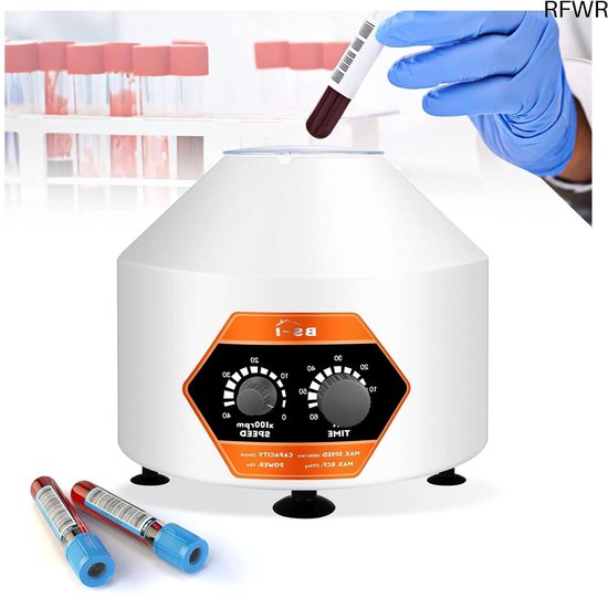 RFWR® Centrifuge Machine voor Laboratoriumgebruik - 6x20ml - Snelheid tot 4000rpm van RFWR