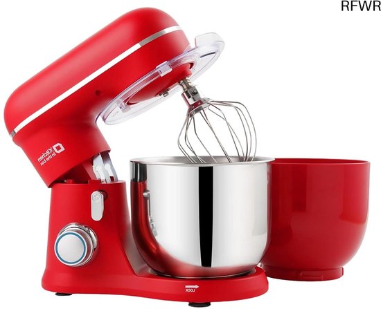 RFWR® Compacte Keukenmachine met Twee 3,5L Schalen en 10 Snelheden van RFWR