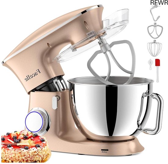 RFWR® Deegmachine 8,5 L met 6+1 snelheden en 1500W motor van RFWR