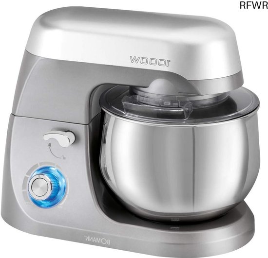 RFWR® Deegrobot 1000 Watt Mixer met 5 Liter Kom - Kneed- en Mengmachine van RFWR