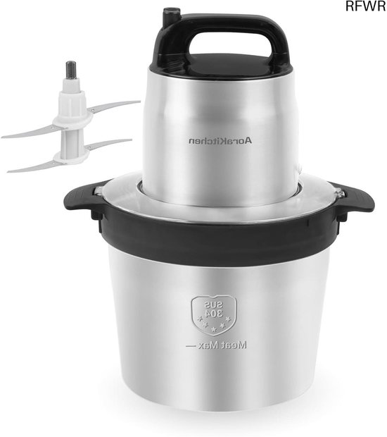 RFWR® Elektrische Hakmolen 5 Liter met 2000W Vermogen en 2 Snelheden van RFWR