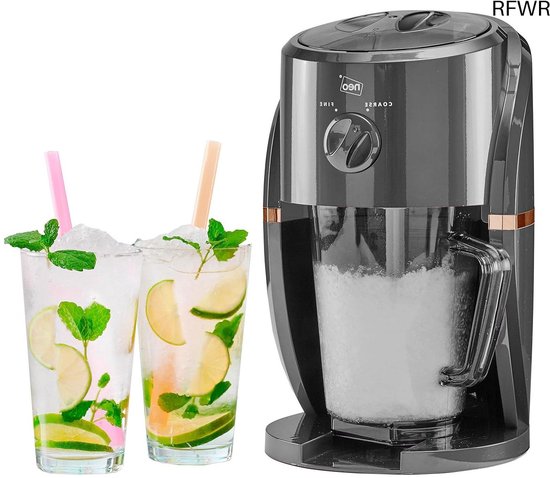 RFWR® Elektrische IJsschaafmachine voor Slushies, Cocktails, Frappe en Ijsthee van RFWR
